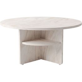 Sohvapöytä Venture Home Ålesund Ø85cm, marmorikuvio