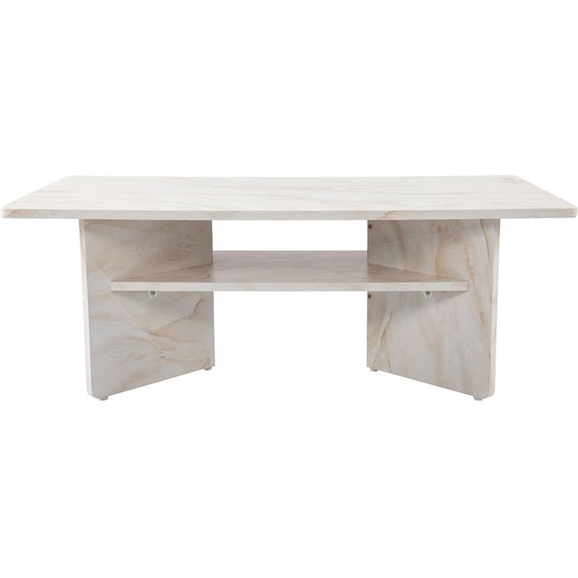 Sohvapöytä Venture Home Ålesund 120x60cm, marmorikuvio