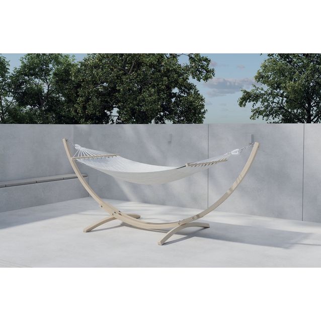 Riippumatto Venture Home Hedvig, 320x115x120 cm vaaleanharmaa