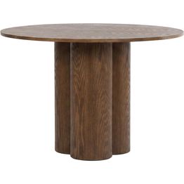 Ruokapöytä Venture Home Olivia Ø110cm, mocca