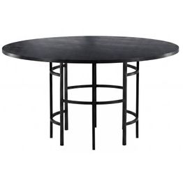 Ruokapöytä Venture Home Copenhagen Ø140cm, musta