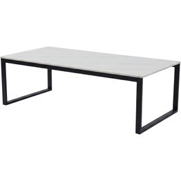 Sohvapöytä Venture Home Estelle 120x60x36cm, marmorijäljitelmä, musta/valkoinen