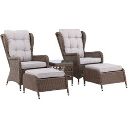 Oleskeluryhmä Venture Home Washington 2 hlöä ruskea/hiekka