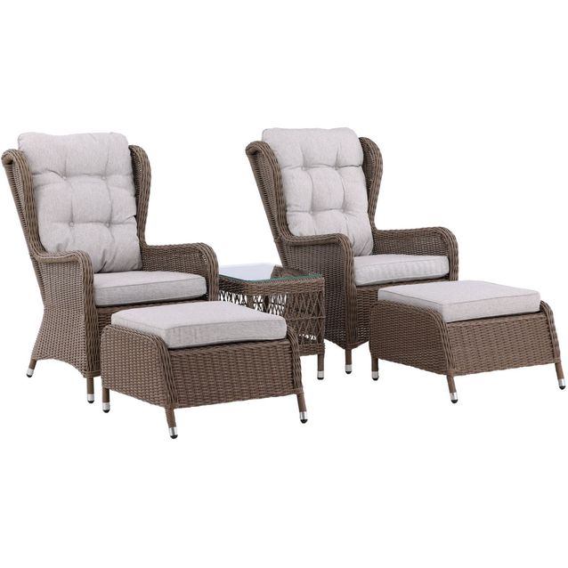 Oleskeluryhmä Venture Home Washington 2 hlöä ruskea/hiekka