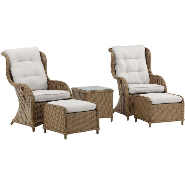 Oleskeluryhmä Venture Home Vikelund 2 hlöä ruskea/hiekka