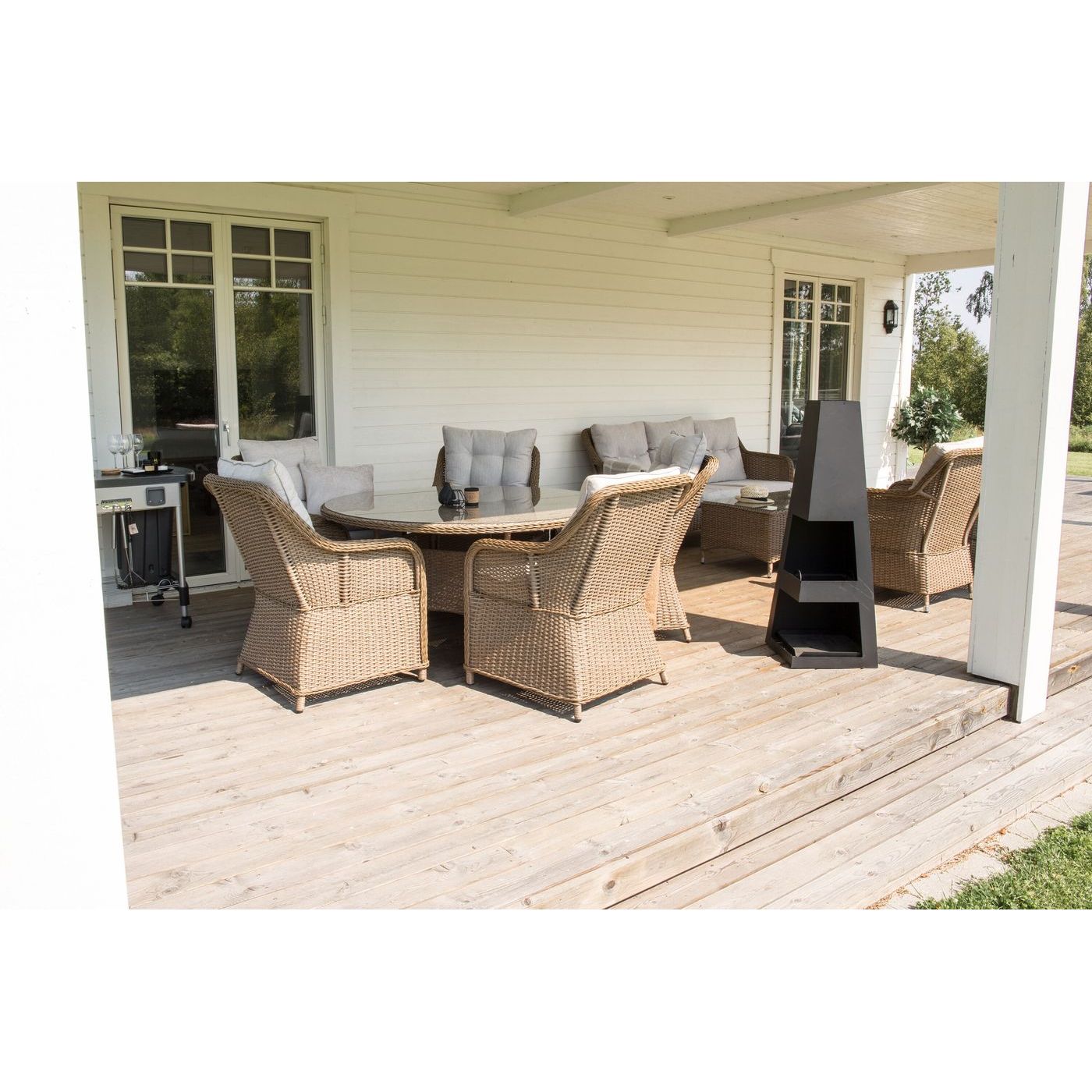 Ulkotakka Venture Home Bastian Fire musta
