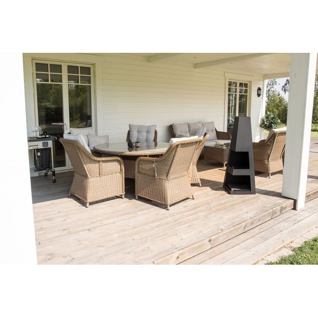 Ulkotakka Venture Home Bastian Fire musta