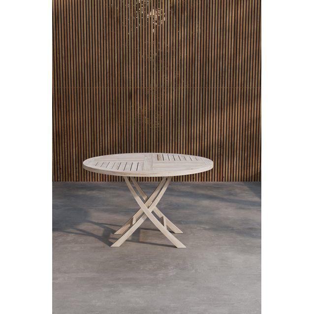 Pyöreä ruokapöytä ulos Venture Home Kenya, ø120cm
