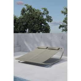 Aurinkotuoli Venture Home Gordo Double, 2-istuttava, beige