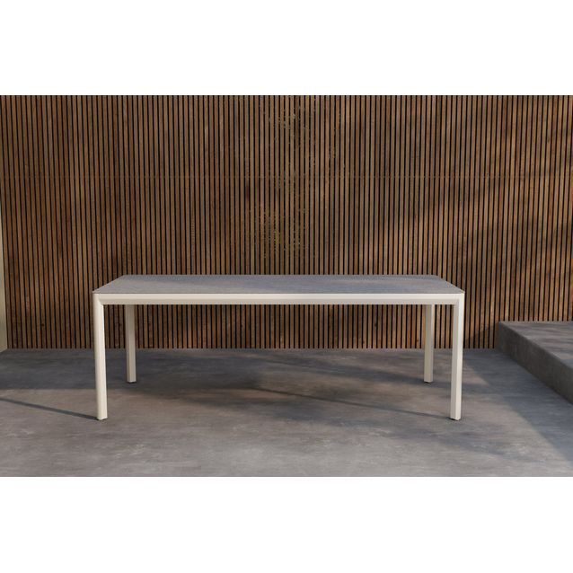 Ruokapöytä ulos Venture Home Lino, 220x100cm, beige