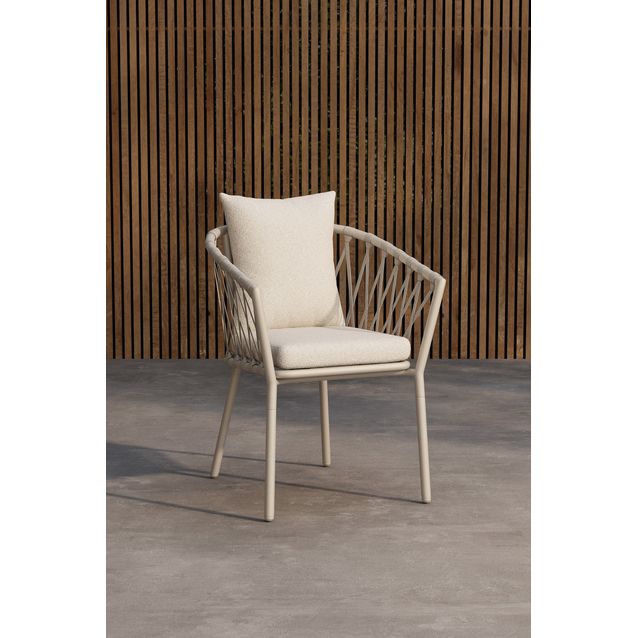 Ruokapöydän tuoli Venture Home Linos, beige