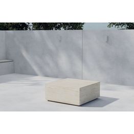 Sivupöytä ulos Venture Home Lissabon, 80x80x35 cm beige