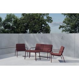 Oleskeluryhmä Venture Home Fourni, 4-istuttava, viininpunainen