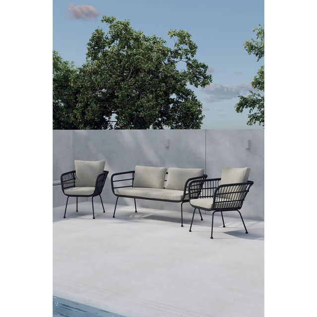 Sohvaryhmä ulos Venture Home Isola, 140x67x71 cm beige