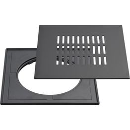 Neliökansi RST Vieser Link musta muovikehyksellä 197 x 197 mm