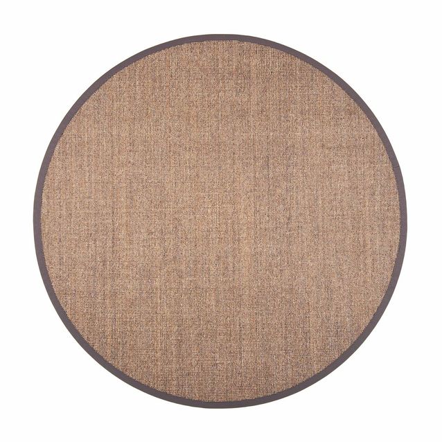 Matto VM Carpet Sisal mittatilaus pyöreä harmaa-mix