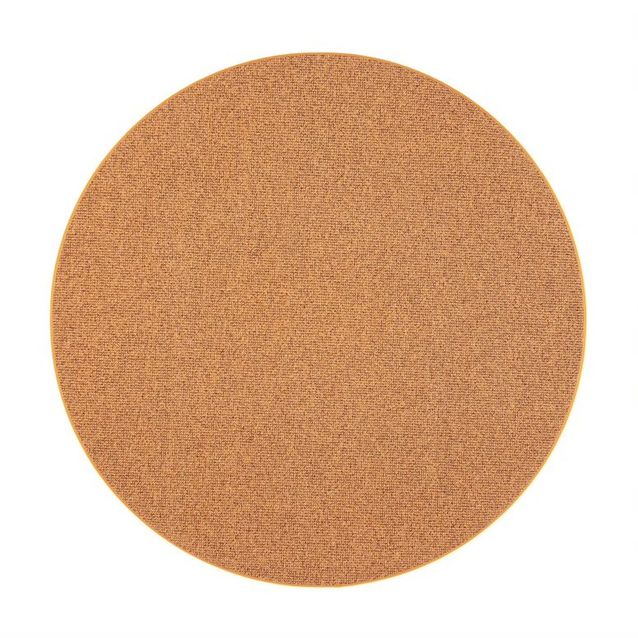 Matto VM Carpet Tweed mittatilaus pyöreä keltainen