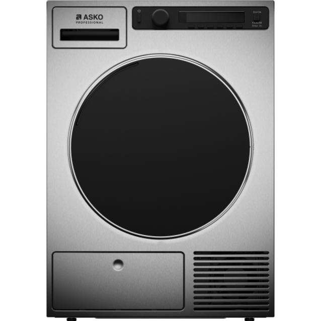 Kuivausrumpu Asko Professional TDC1481HC.S, 8kg, lämpöpumppu, teräs