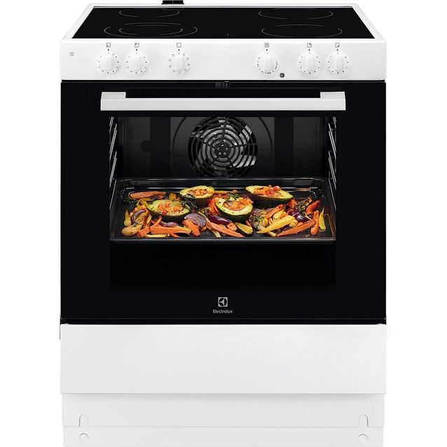 Keraaminen lattialiesi Electrolux SurroundCook Series 500 LKC74000SW, 69.6cm, höyrytoiminnolla, valkoinen