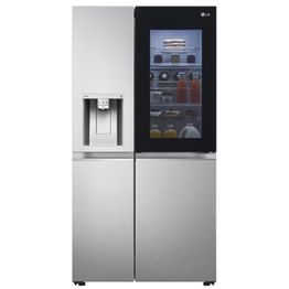 Jääkaappipakastin LG GSXV90BSAE, side-by-side, 91cm, teräs