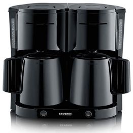 Tuplakahvinkeitin Severin KA9315, musta