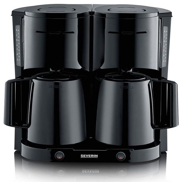 Tuplakahvinkeitin Severin KA9315, musta