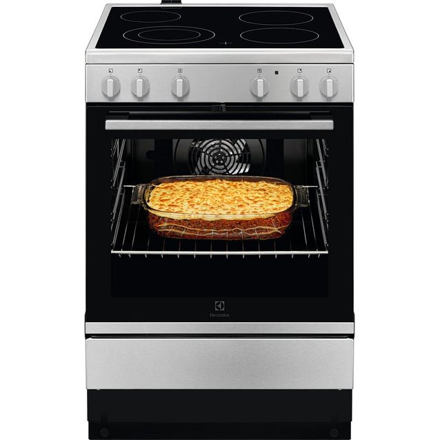 Keraaminen lattialiesi Electrolux SurroundCook Series 500 LKR64004NX, 59.6cm, höyrytoiminnolla, teräs