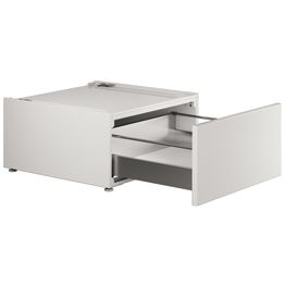 Pesukoneen/kuivausrummun jalusta Asko HP320W, 59,5cm, laatikolla, valkoinen