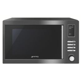 Mikroaaltouuni Smeg MOE31B, 52,3cm, vapaasti sijoitettava, harmaa