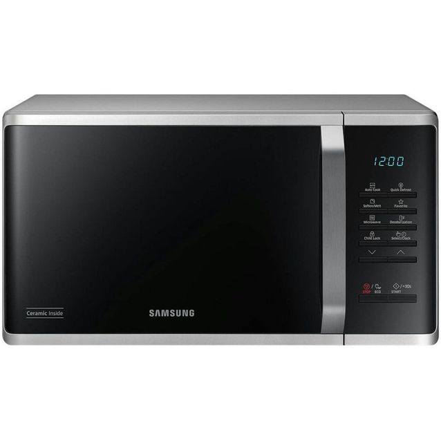 Mikroaaltouuni Samsung MS23K3523AS/EE, 48.9cm, teräs