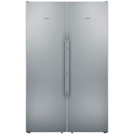 Jääkaappi ja pakastin Siemens KS36VAIDP GS36NAIDP iQ500, 120cm, 594l, Inox teräs