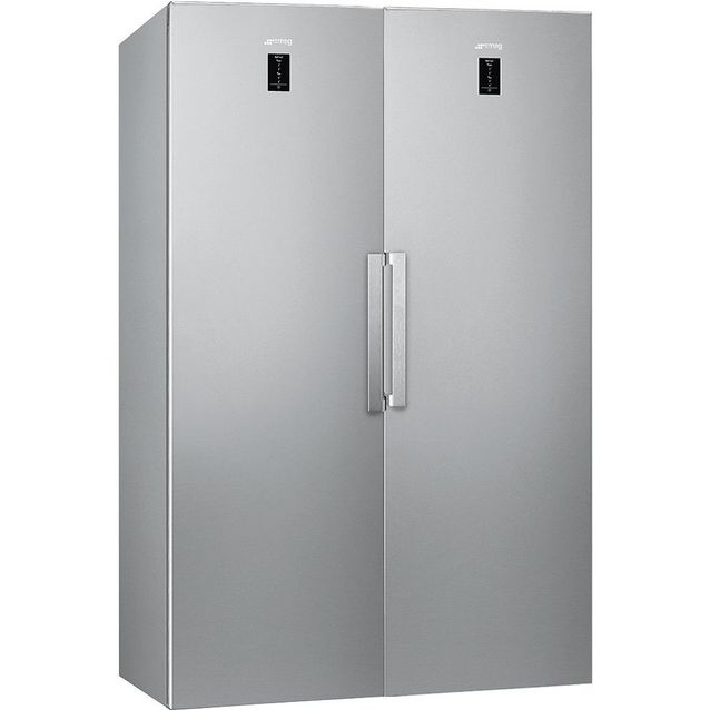 Jääkaappi ja pakastin SMEG FS18EV3HX FF18EN3HX, 119cm, 670l, teräs