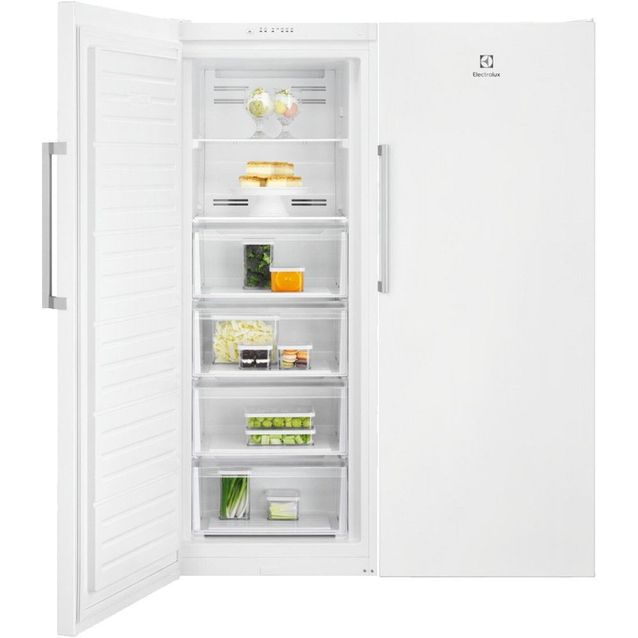 Jääkaappi ja pakastin Electrolux LRB2DE33W LUT2NE32W, 119cm, 535l, valkoinen