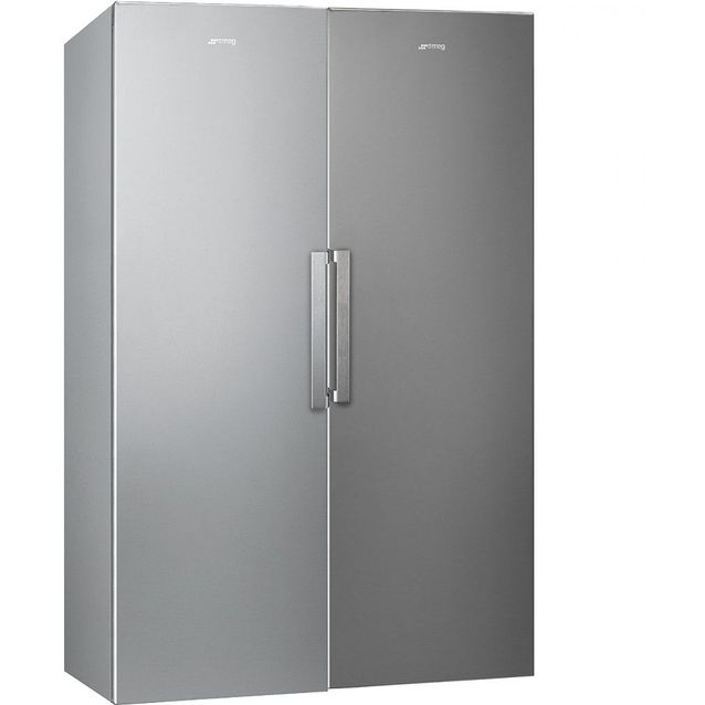 Jääkaappi ja pakastin SMEG FS18EV2HX FF18EN2HX, 119cm, 669l, teräs