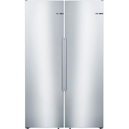 Jääkaappi ja pakastin Bosch KSF36PIDP GSN36AIEP, 120cm, 551l, teräs