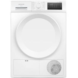 Lämpöpumppukuivausrumpu Siemens WT43HV0EDN, 59.8cm, 8kg, valkoinen