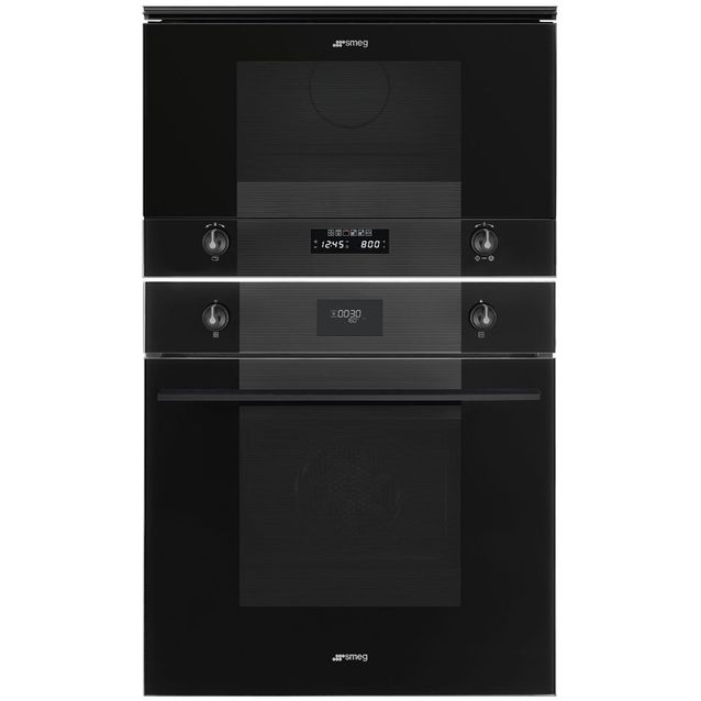 Uuni ja mikroaaltouuni Smeg SFP6101TB3 MP122B3, 119.2cm, musta