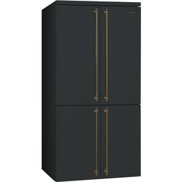 Jääkaappipakastin Smeg Side by Side FQ60CAO6, 91.5cm, 572l, antrasiitti