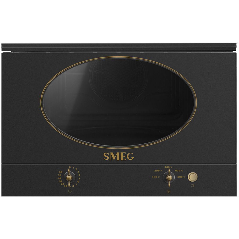 Mikroaaltouuni Smeg MP822NAO, 59.5cm, integroitava, antrasiitti
