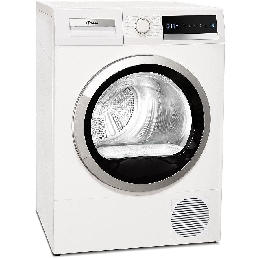 Lämpöpumppukuivausrumpu Gram TLS 7853-92 kondensoiva, 8kg