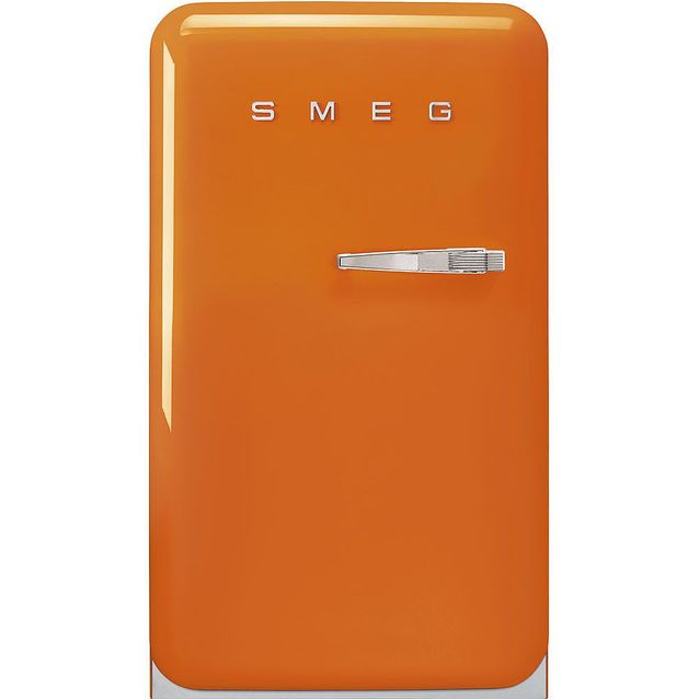 Jääkaappi pakastelokerolla Smeg FAB10LOR6, 54.5cm, 122l, oranssi