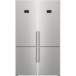 Jääkaappipakastin Bosch KGN39AIBT x 2, 60cm, 726l, teräs