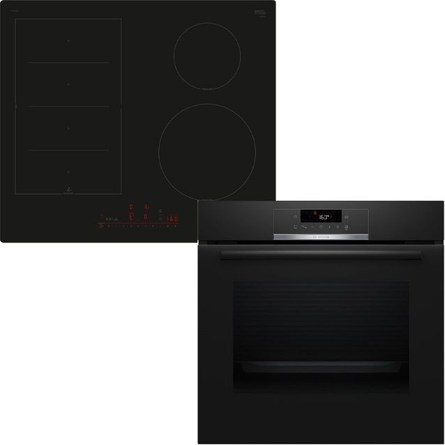 Erillisuuni ja induktioliesitaso Bosch HBA571BB3 PIX61RHC1E, 118.6cm, musta