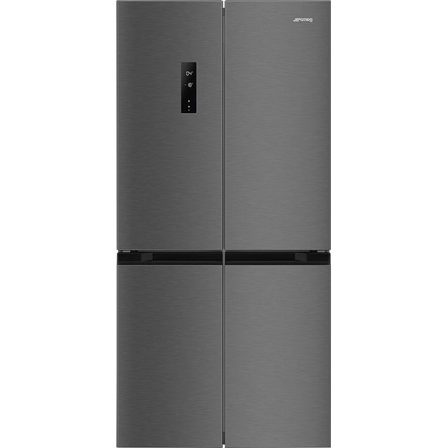 Jääkaappipakastin Smeg FQI48KD French Door, teräs, 84cm, 488l
