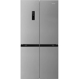 Jääkaappipakastin Smeg FQI48XD French Door, teräs, 84cm, 488l