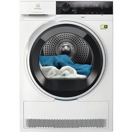 Lämpöpumppukuivausrumpu Electrolux EDI743R95R, 60cm, 9kg, valkoinen