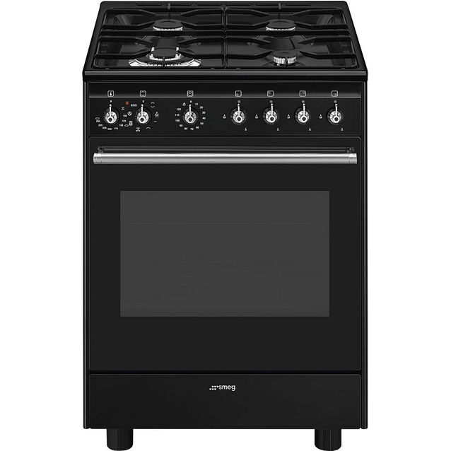 Kaasuliesi Smeg CX61GMBL, musta, 60cm