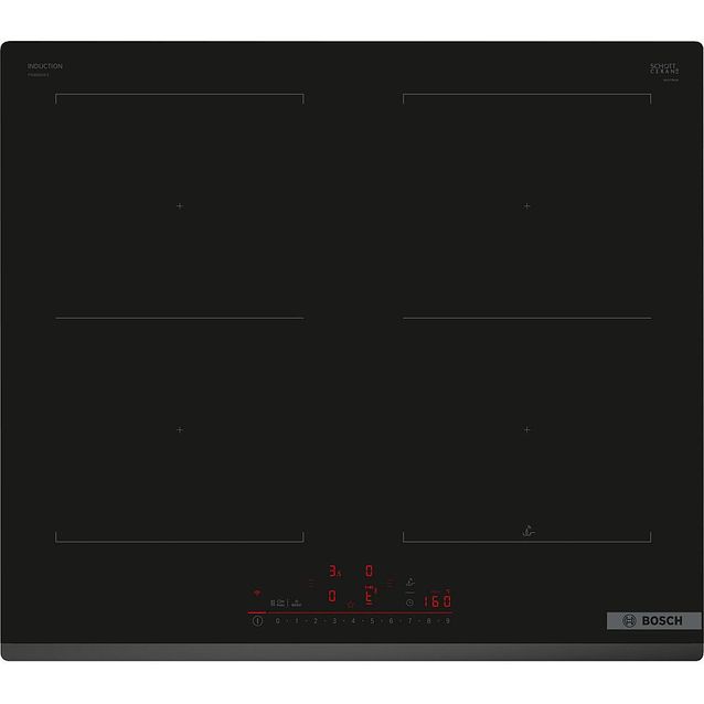 Induktioliesitaso Bosch PVQ631HC1E, 59.2cm, musta