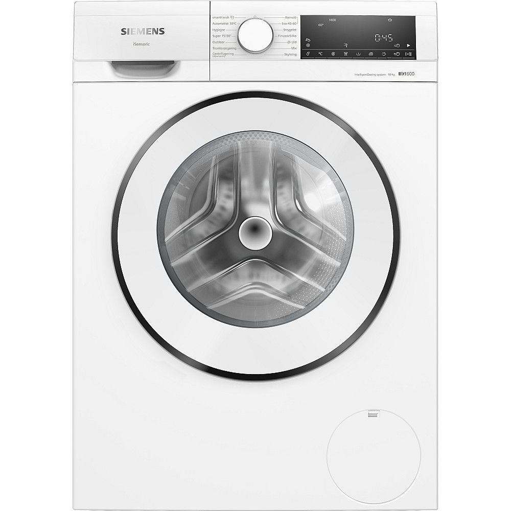 Edestä täytettävä pesukone Siemens WG54G2FMDN iQ500, 60cm, 9kg, 1400rpm, valkoinen
