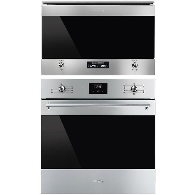 Uuni ja mikroaaltouuni Smeg SF6300TVX-MP322X1, 119.2cm, teräs